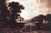 Claude Lorrain Landscape with Merchants sdfg china oil painting artist